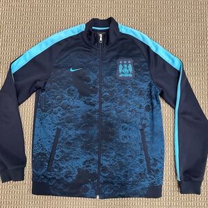 NIKE MANCHESTER CITY BLUE MOON TRACK TOP TRAINING JACKET RARE SIZE LARGE